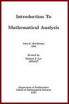 Introduction To Mathematical Analysis by John E. Hutchinson